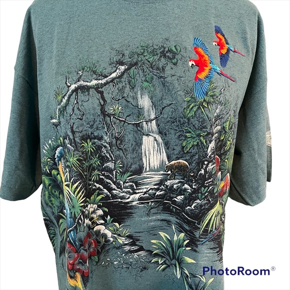 Vintage Tropicana Hotel Casino 1994 Habitat embroidered parrots NWT - Picture 3 of 8